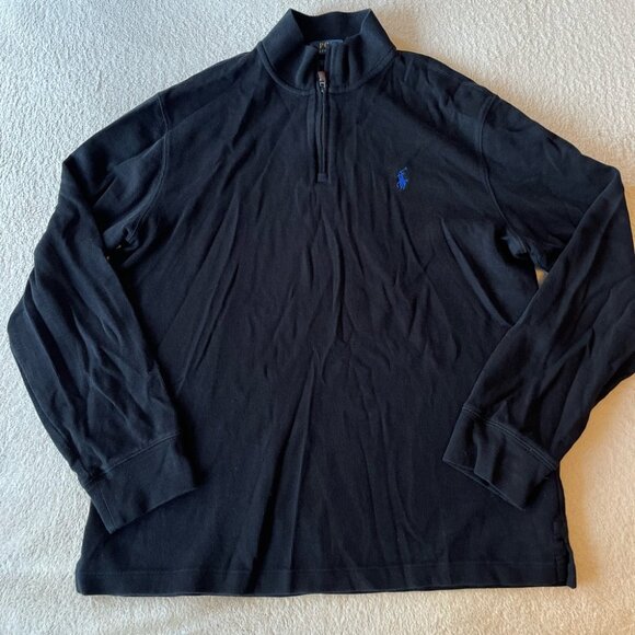 SOLD POLO Ralph Lauren Estate Rib Quarter-Zip Pullover M - Picture 2 of 10